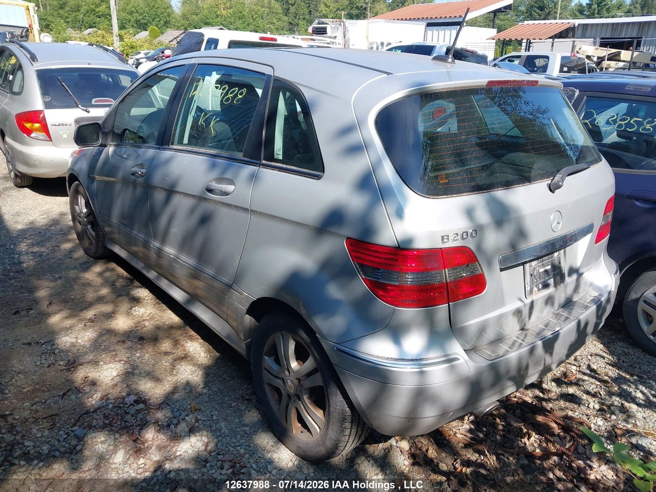 2009 MERCEDES BENZ B200 thumbnail 4