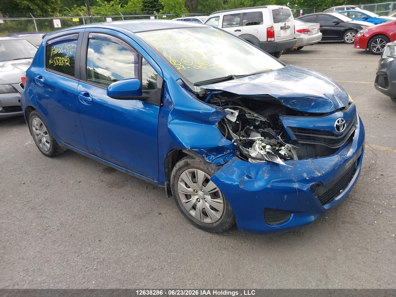 2013 TOYOTA YARIS thumbnail 2