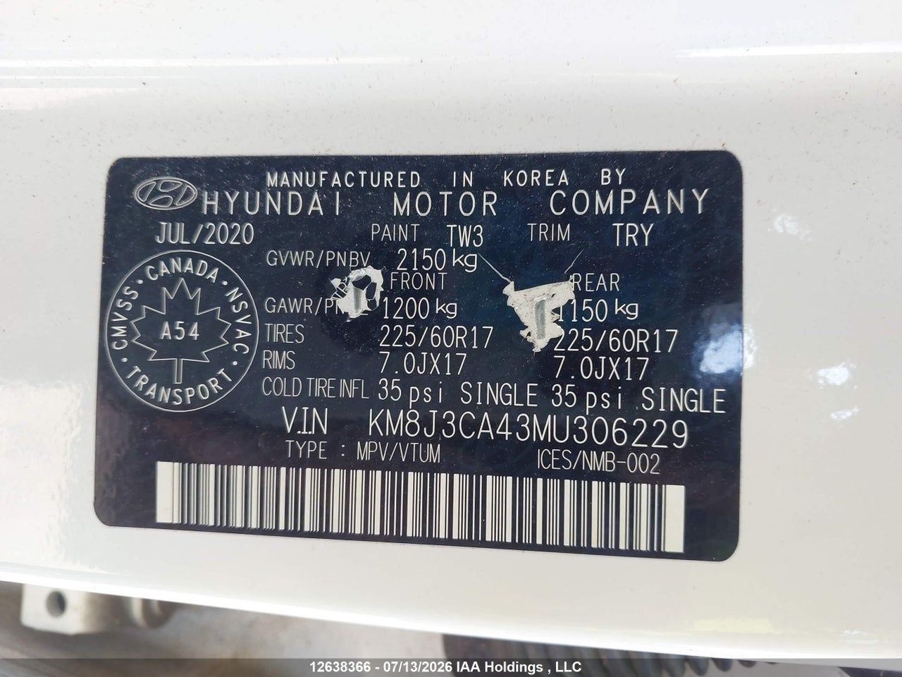 2021 HYUNDAI TUCSON PREFERRED AWD WITH SUN AND LEATHER PACKAGE thumbnail 10