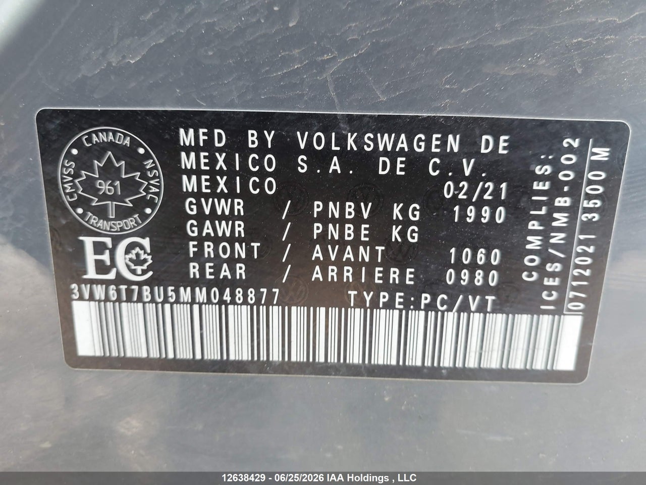 2021 VOLKSWAGEN JETTA GLI/S/AUTOBAHN thumbnail 10