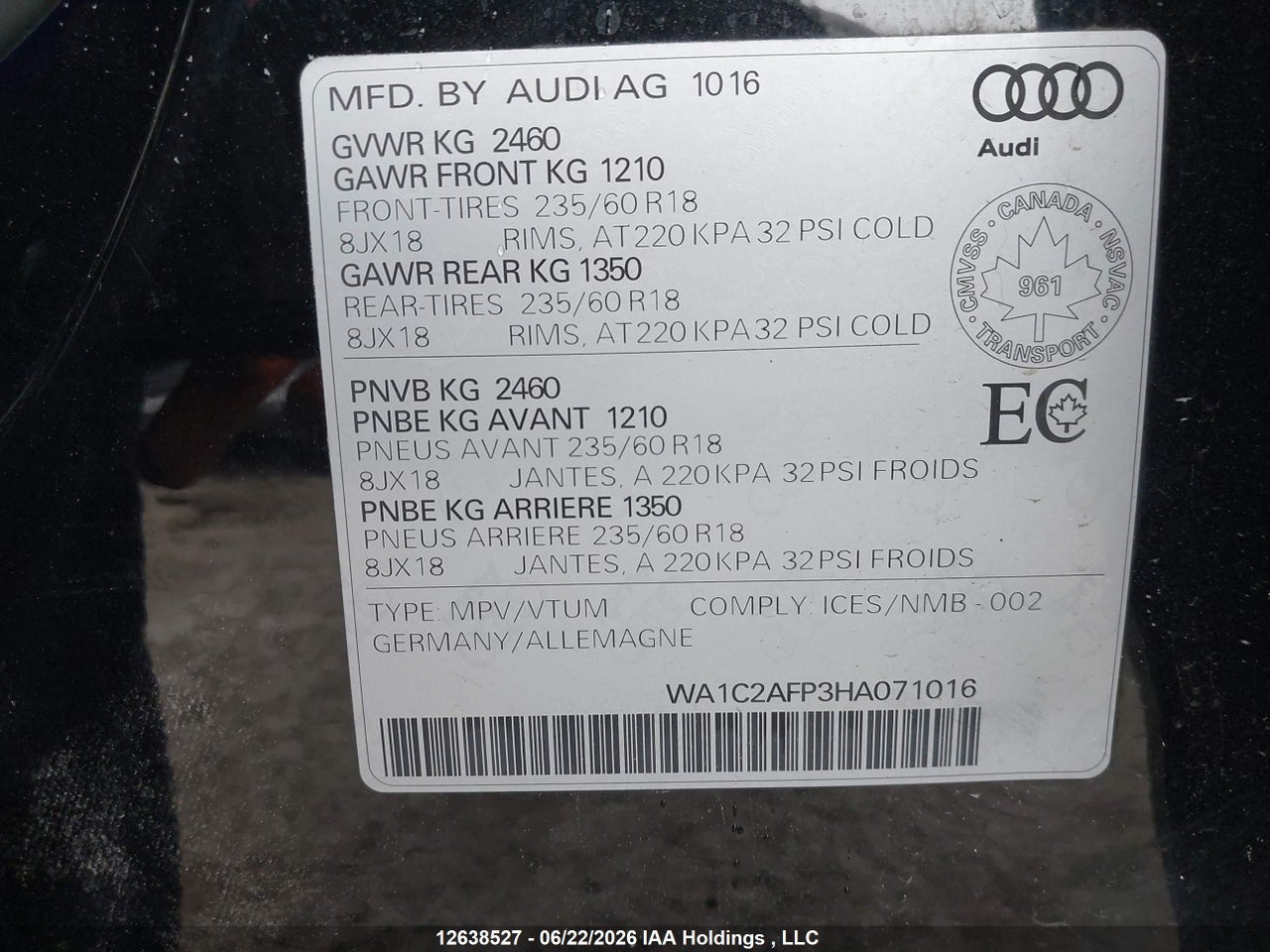 2017 AUDI Q5 thumbnail 10