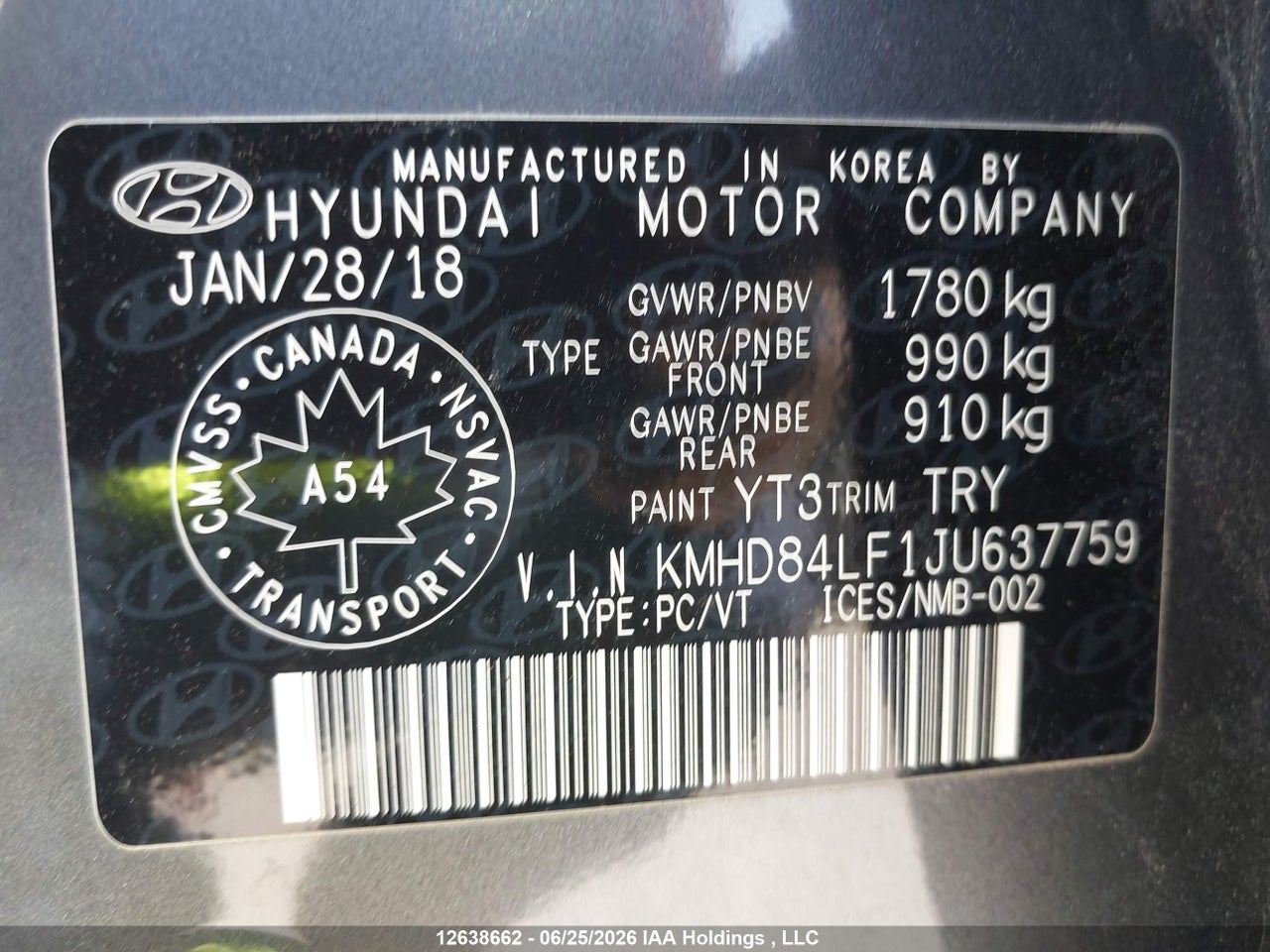 2018 HYUNDAI ELANTRA GL thumbnail 10