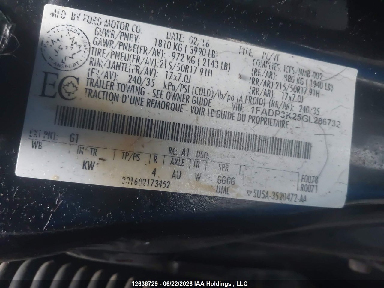 2016 FORD FOCUS SE thumbnail 10