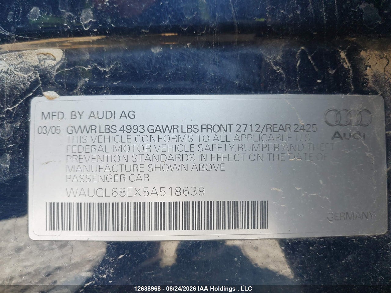 2005 AUDI S4 4.2 thumbnail 10