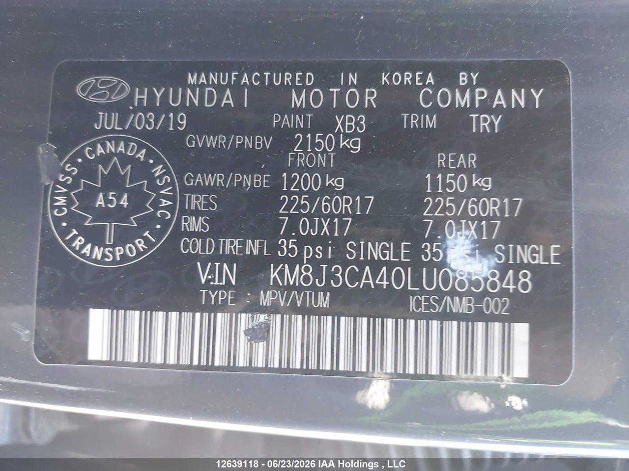 2020 HYUNDAI TUCSON LIMITED/SEL/SPORT/ULTIMATE/VALUE thumbnail 10