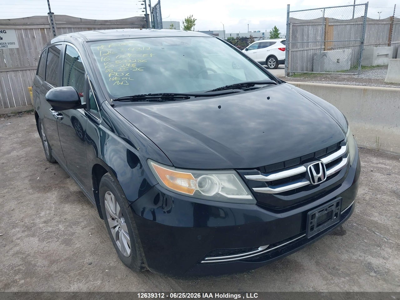 2016 HONDA ODYSSEY EXL thumbnail 2