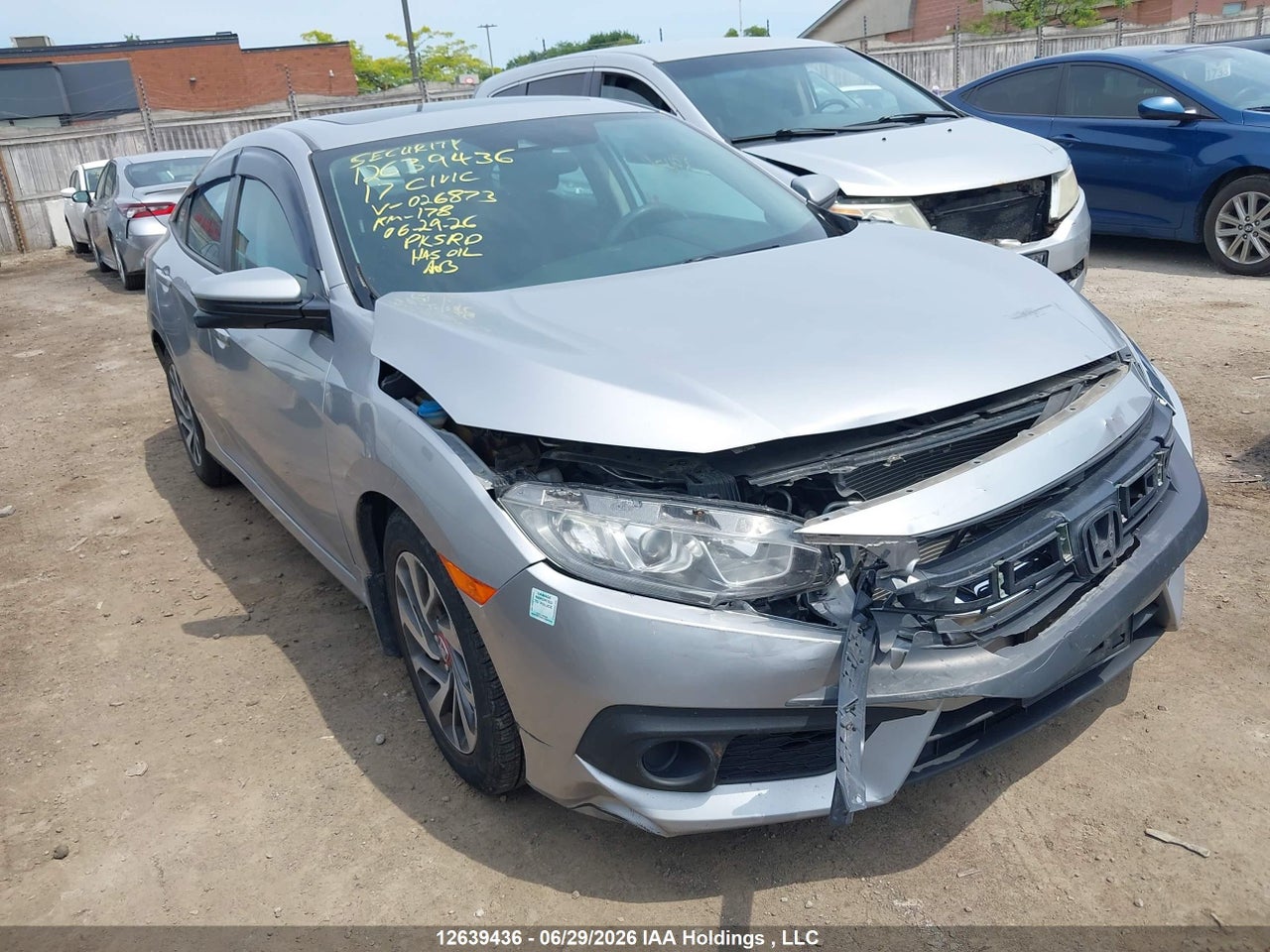 2017 HONDA CIVIC EX 4DR thumbnail 2
