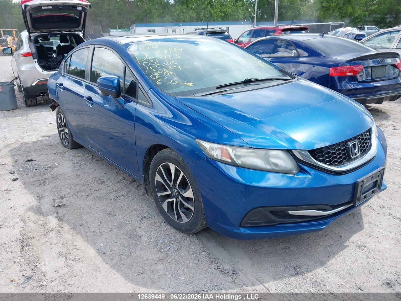2015 HONDA CIVIC LX thumbnail 2