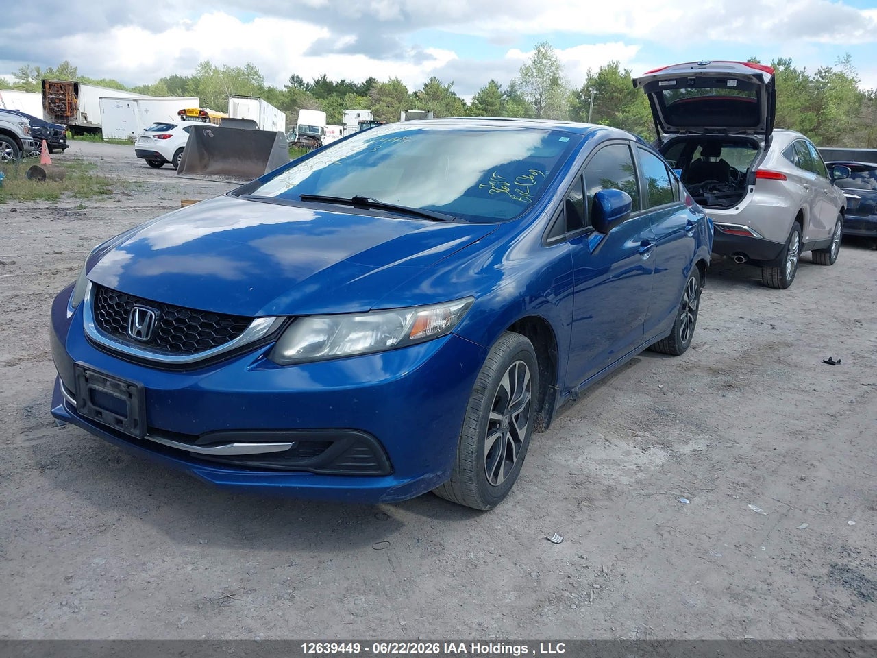 2015 HONDA CIVIC LX thumbnail 3