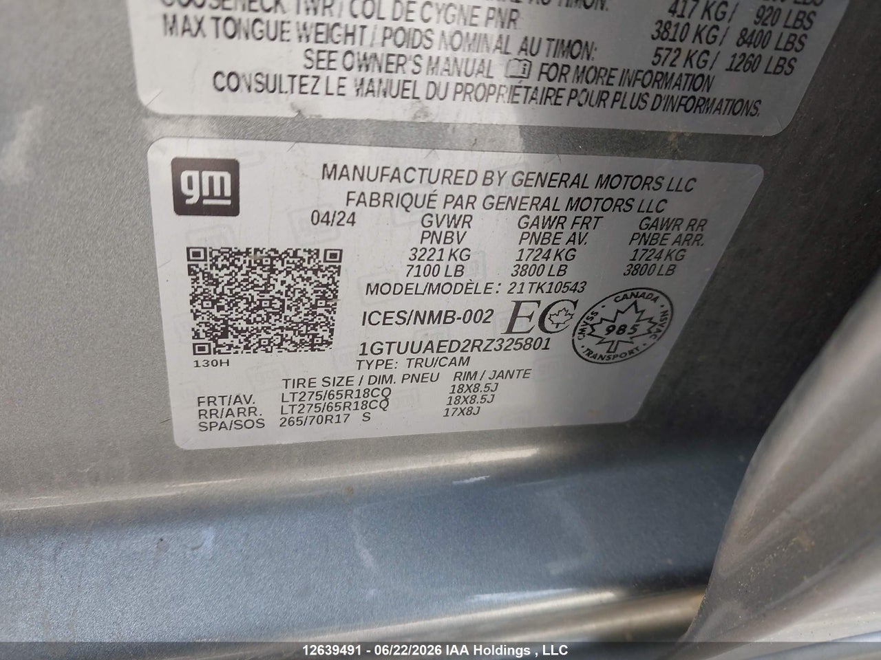 2024 GMC SIERRA K1500 thumbnail 10