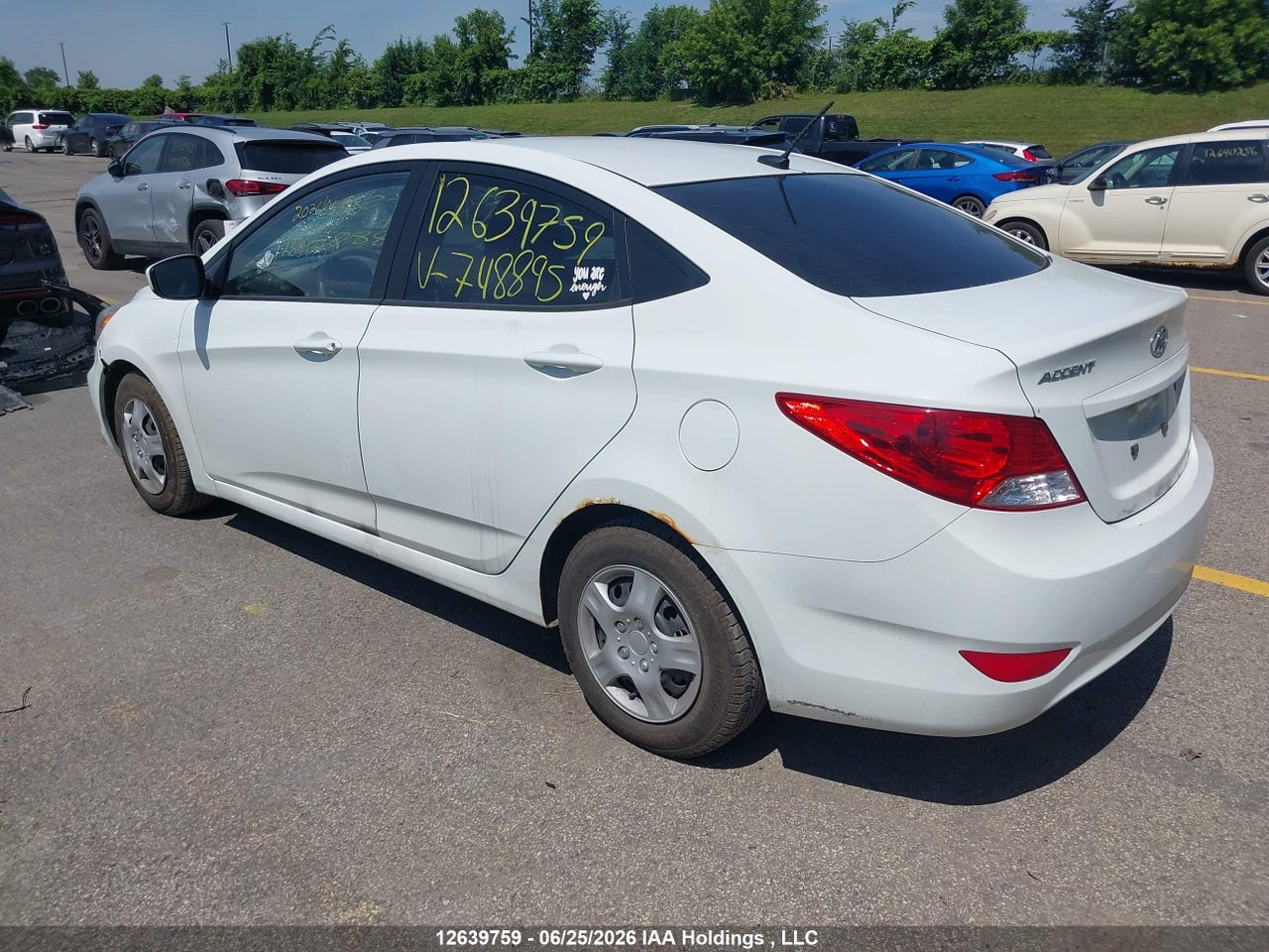 2014 HYUNDAI ACCENT GL thumbnail 4