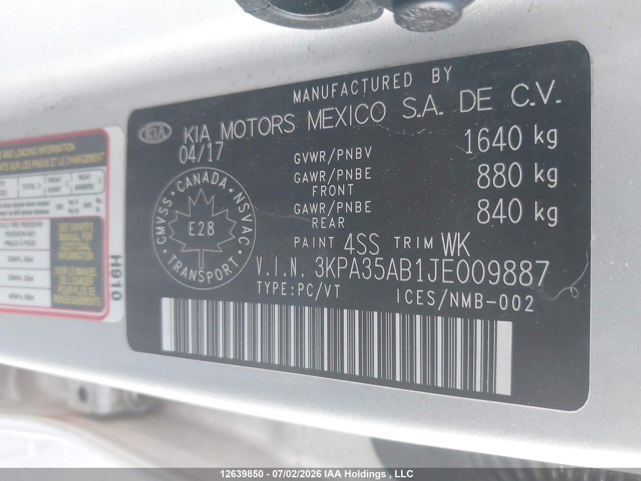 2018 KIA RIO EX/EX SPORT/EX TECH NAVI thumbnail 10