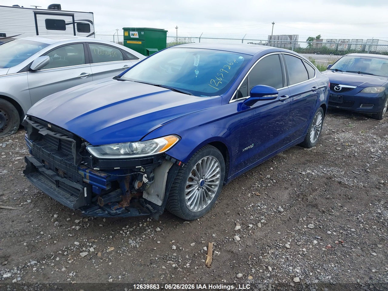 2014 FORD FUSION HYBRID TITANIUM thumbnail 3
