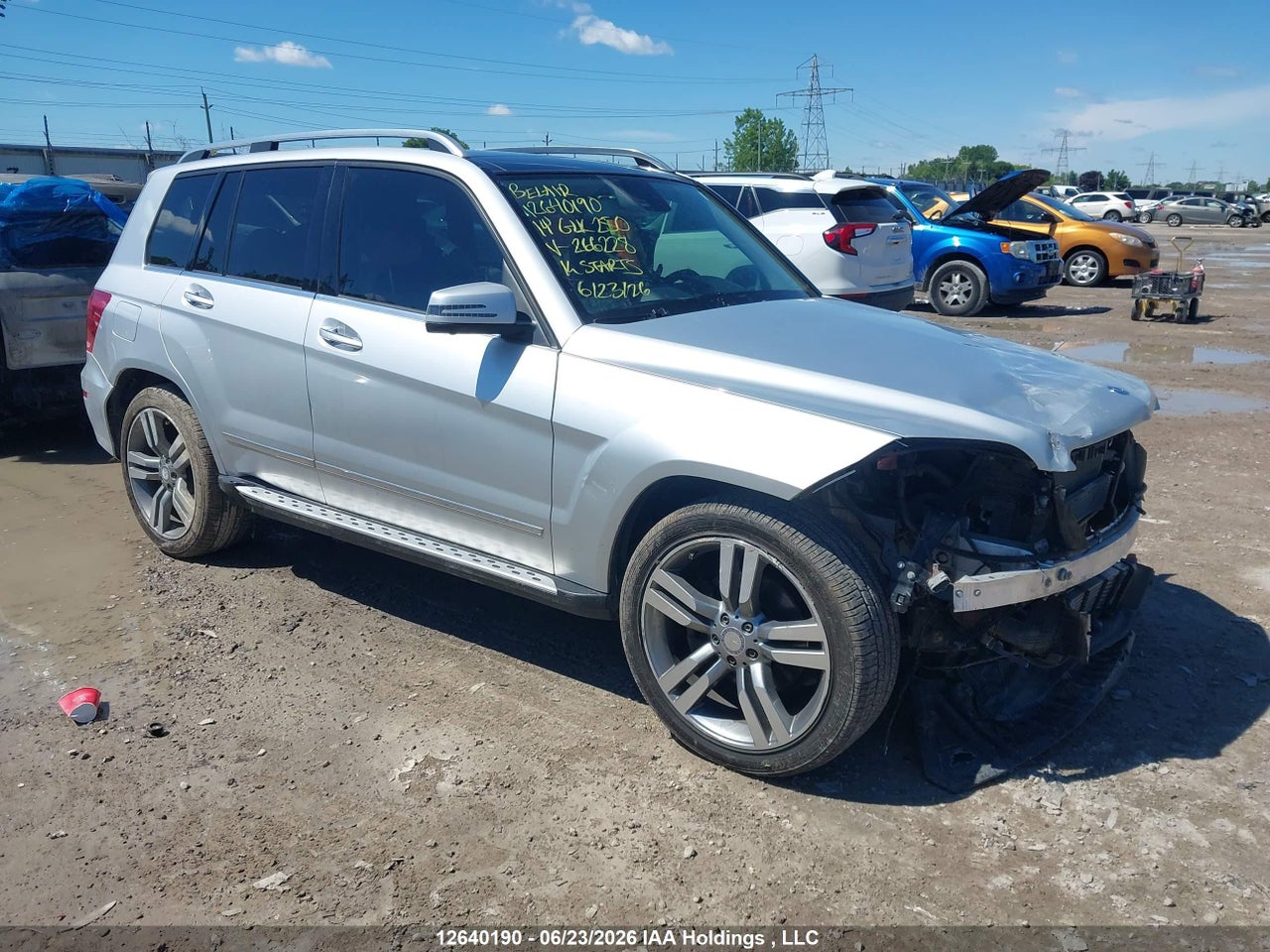 2014 MERCEDES BENZ GLK 250 BLUETEC 4MATIC thumbnail 2