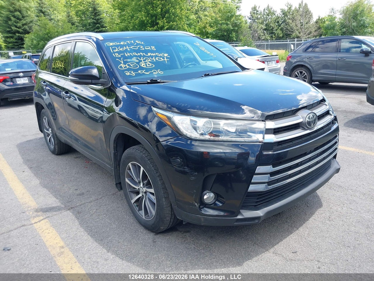 2018 TOYOTA highlander xle thumbnail 2
