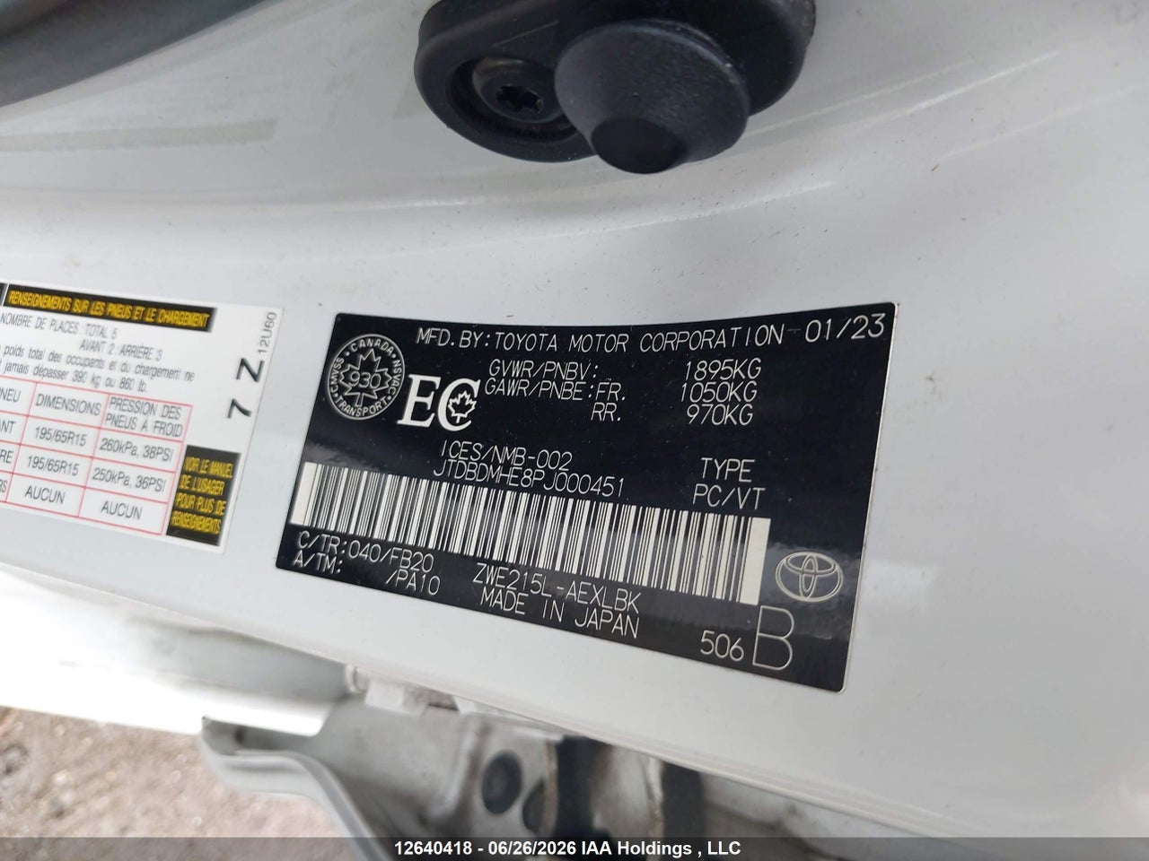 2023 TOYOTA COROLLA HYBRID thumbnail 10