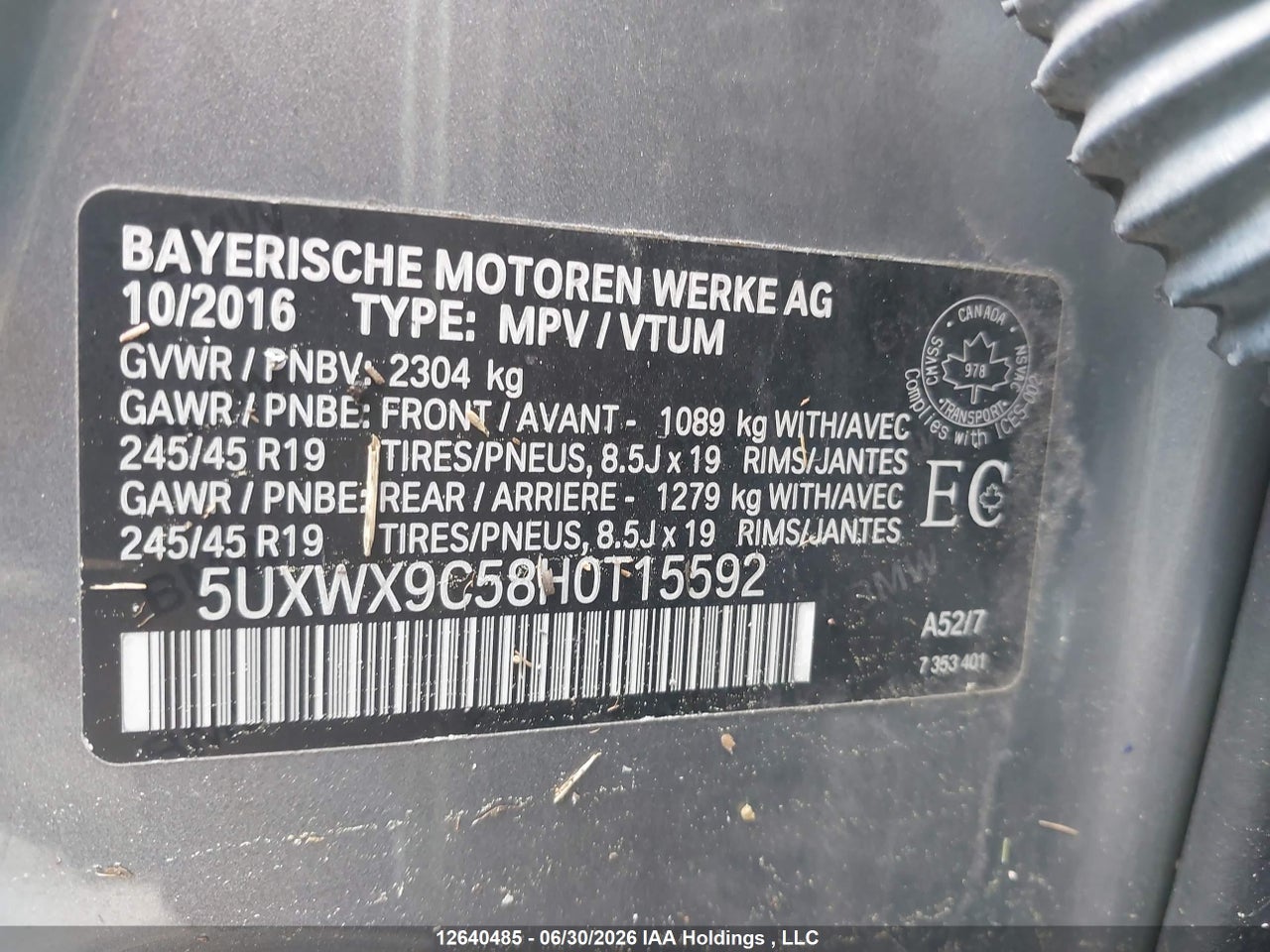 2017 BMW X3 XDRIVE28I thumbnail 10