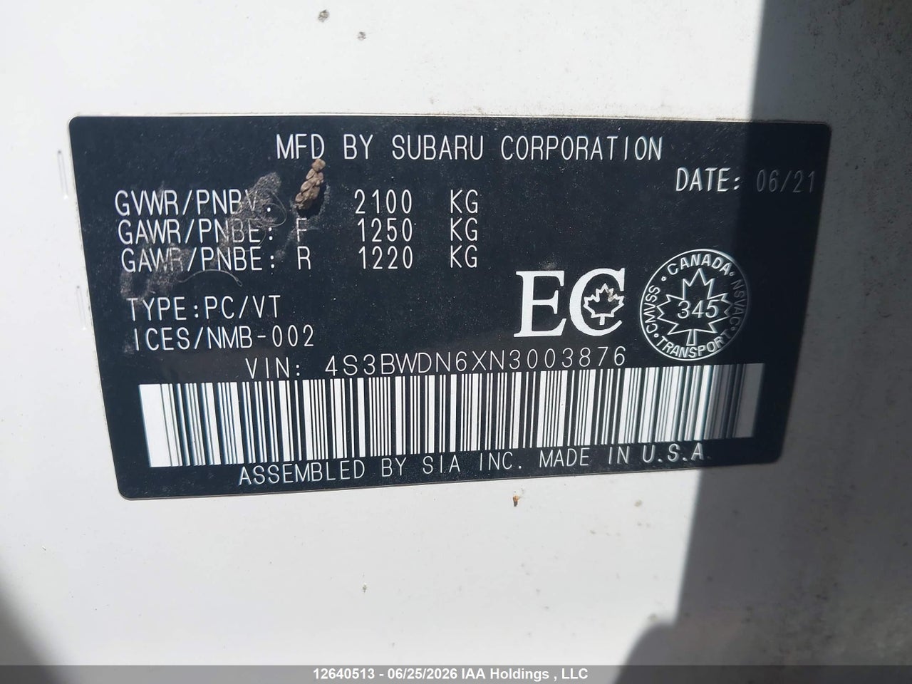 2022 SUBARU LEGACY LIMITED thumbnail 10