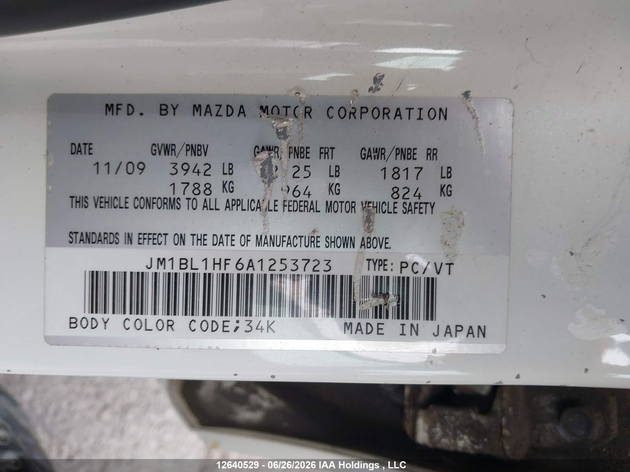 2010 MAZDA 3 I thumbnail 10