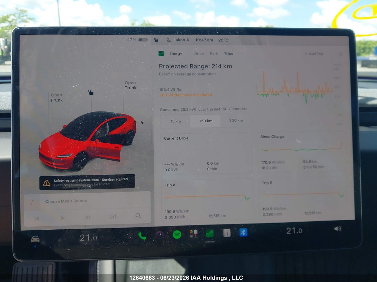 2025 TESLA MODEL 3 PREMIUM ALL-WHEEL DRIVE thumbnail 8