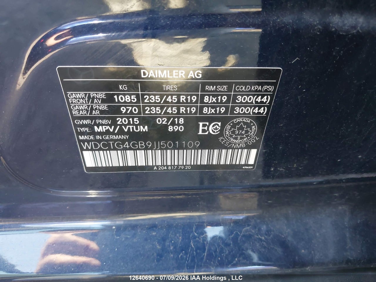 2018 MERCEDES BENZ GLA 250 4MATIC thumbnail 10