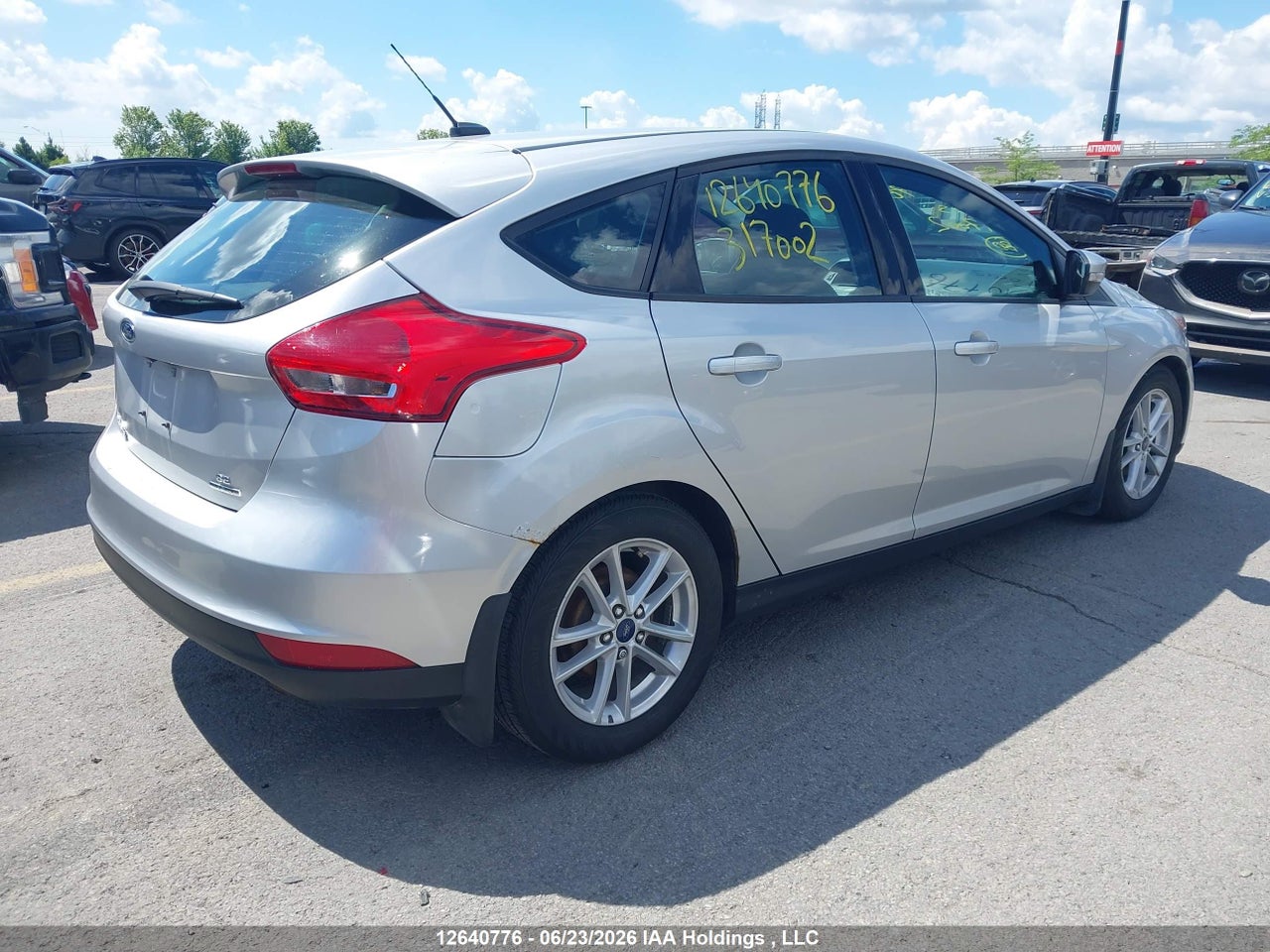 2016 FORD FOCUS SE thumbnail 5