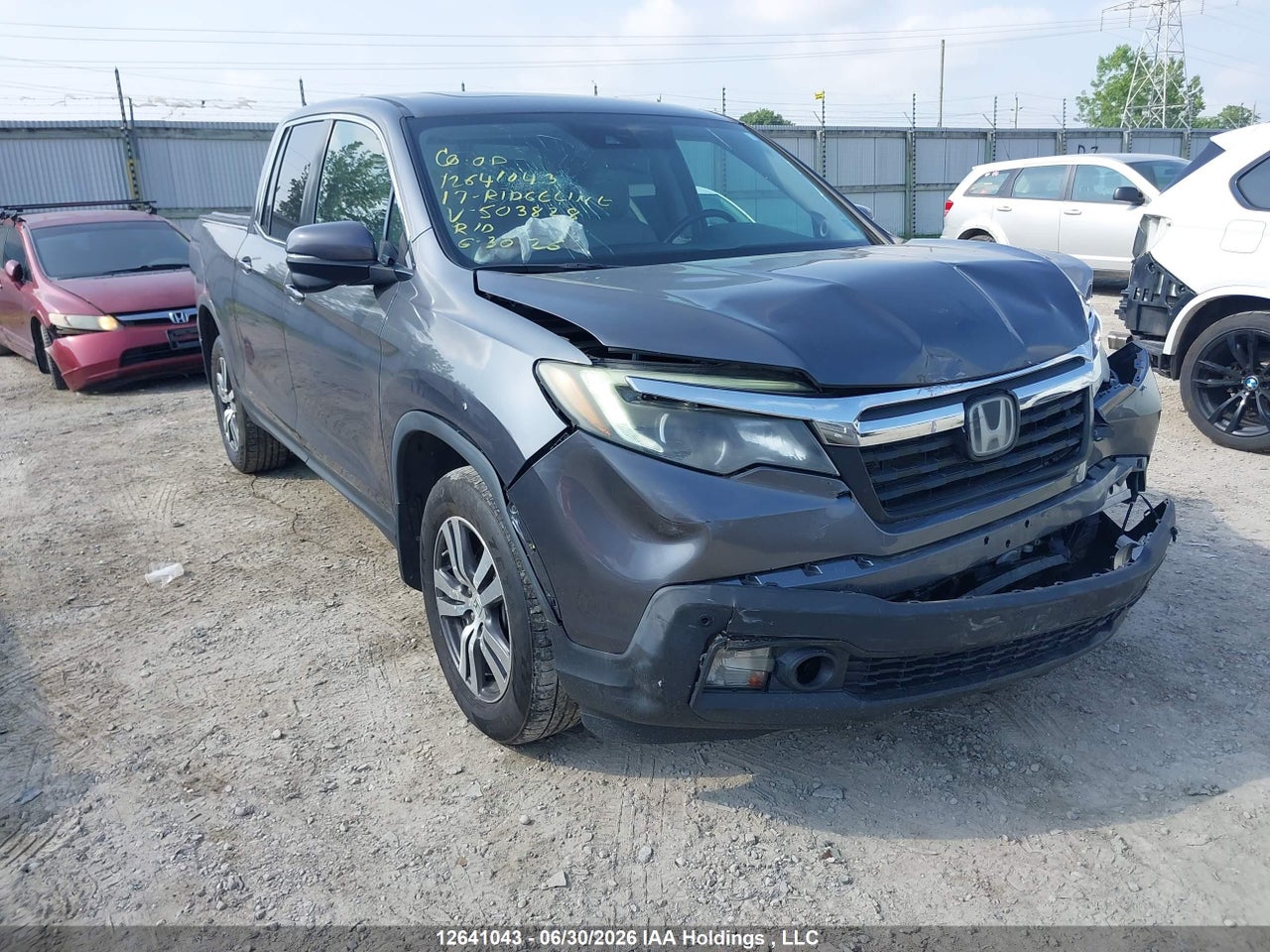 2017 HONDA RIDGELINE EX-L thumbnail 2