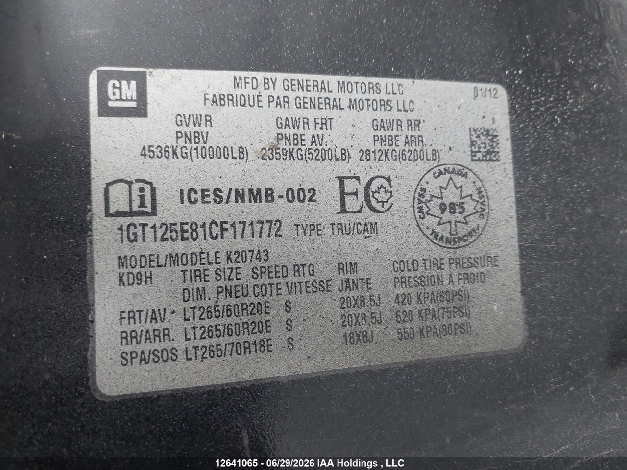 2012 GMC SIERRA 2500HD DENALI thumbnail 10