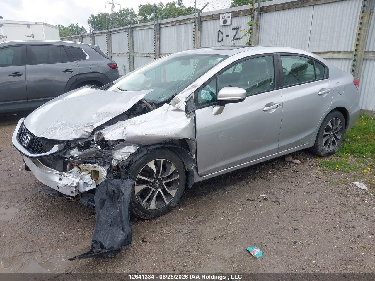2014 HONDA CIVIC LX thumbnail 3
