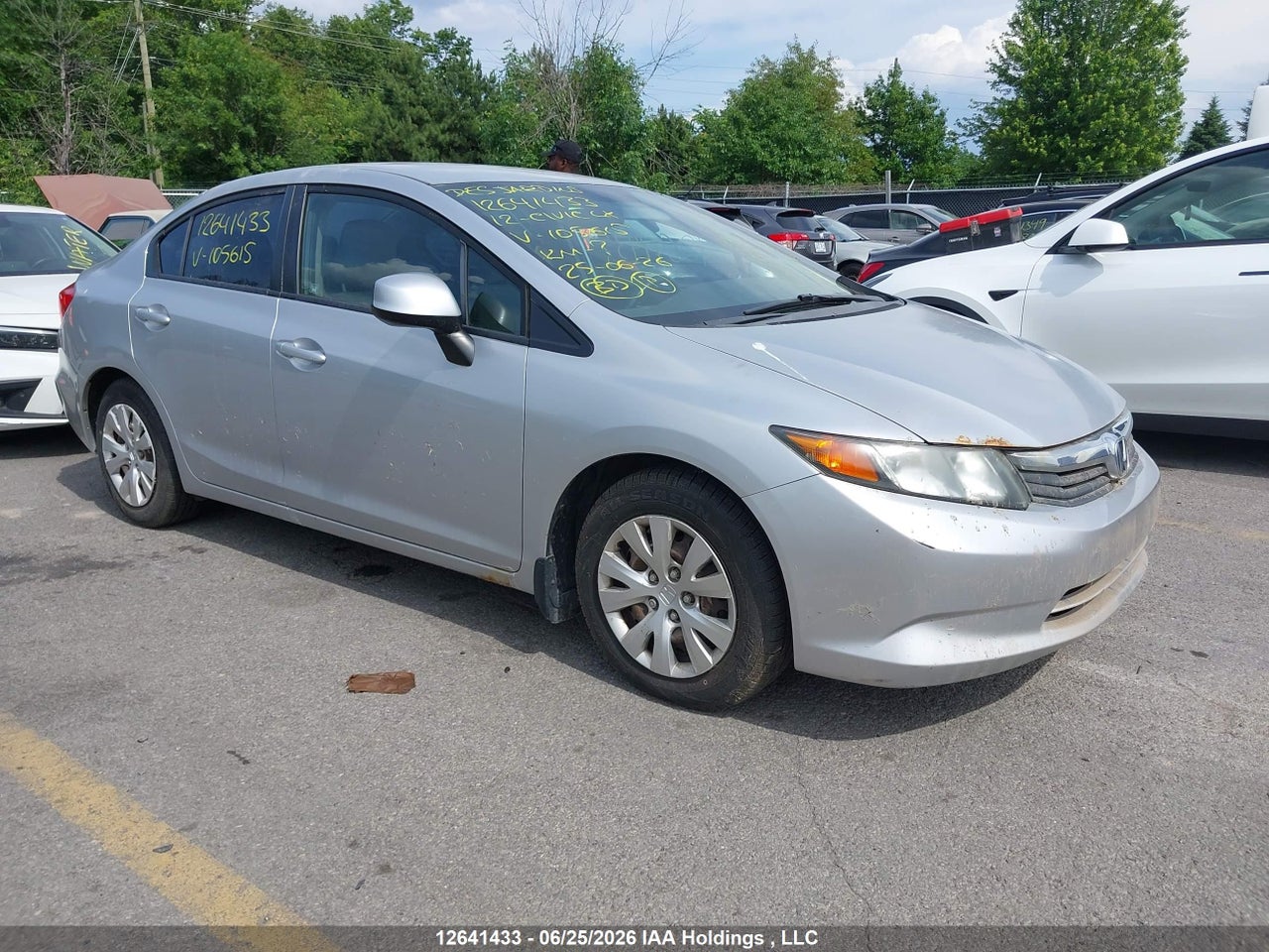 2012 HONDA CIVIC LX thumbnail 2