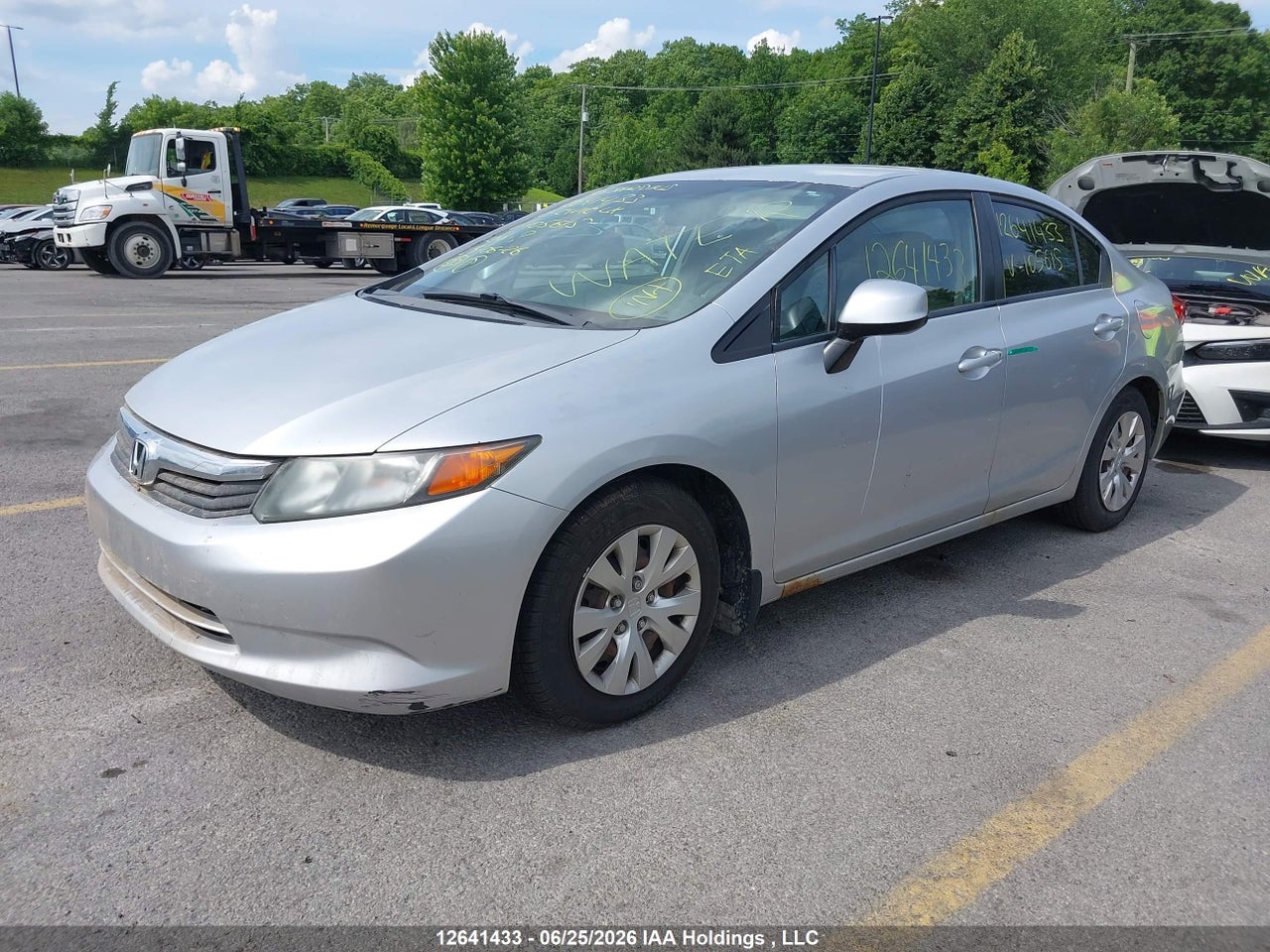 2012 HONDA CIVIC LX thumbnail 3