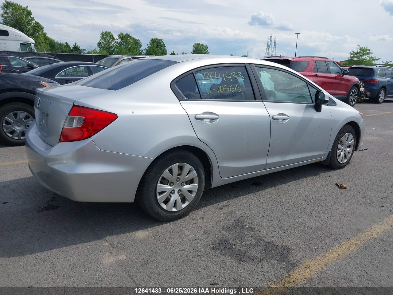 2012 HONDA CIVIC LX thumbnail 5