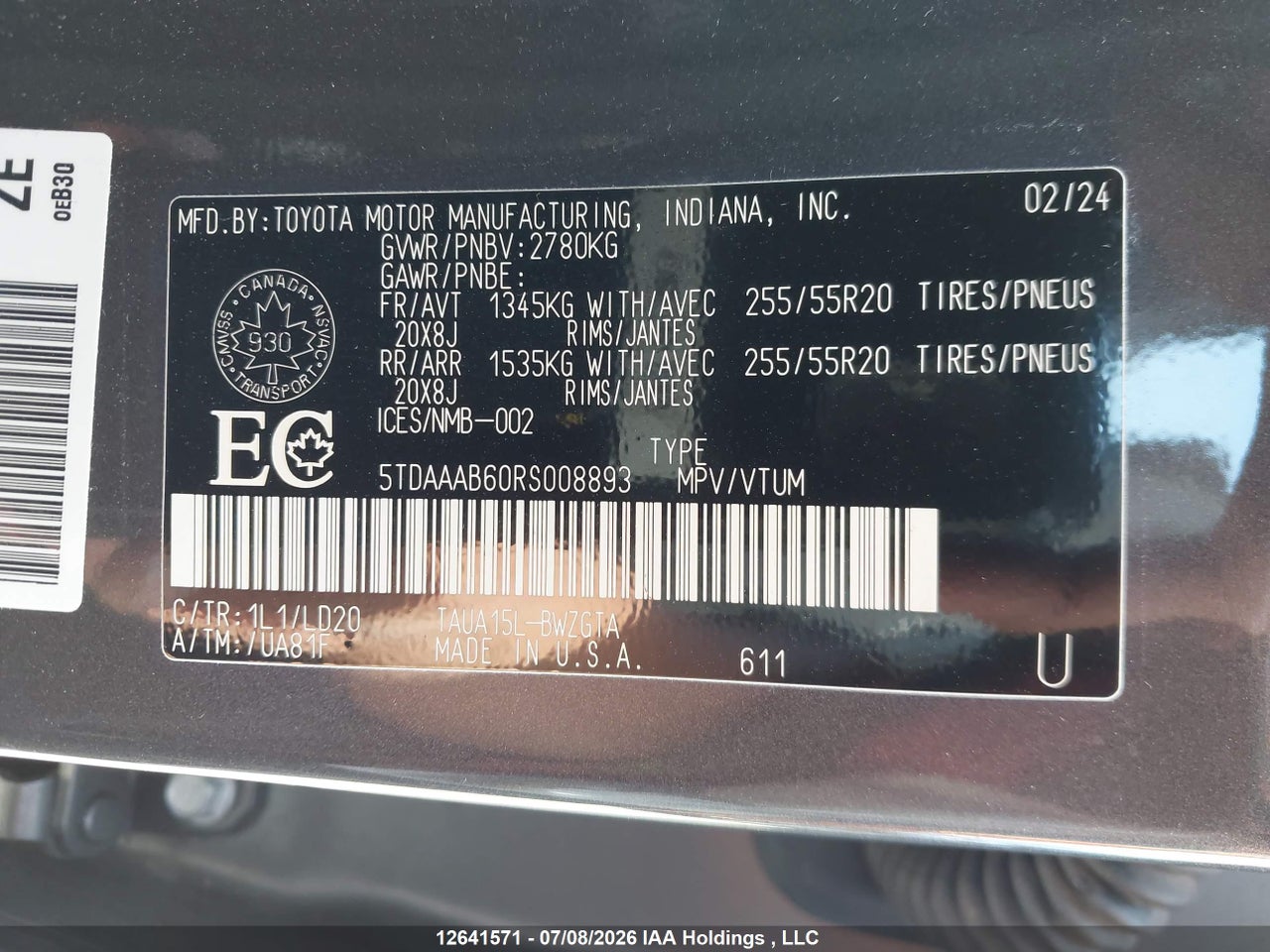 2024 LEXUS TX 350 thumbnail 10