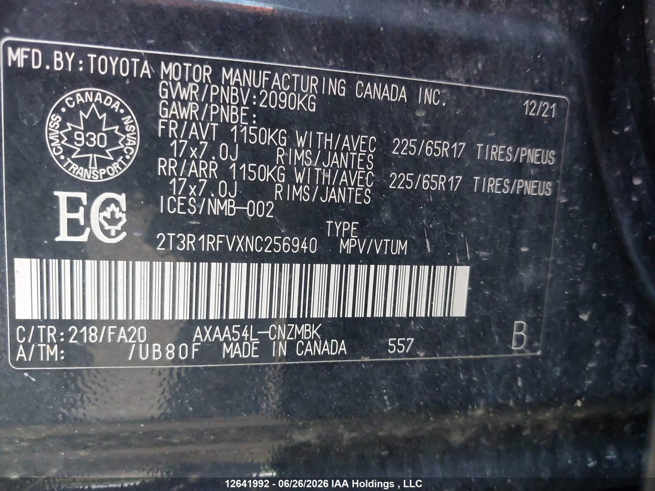 2022 TOYOTA RAV4 XLE thumbnail 10