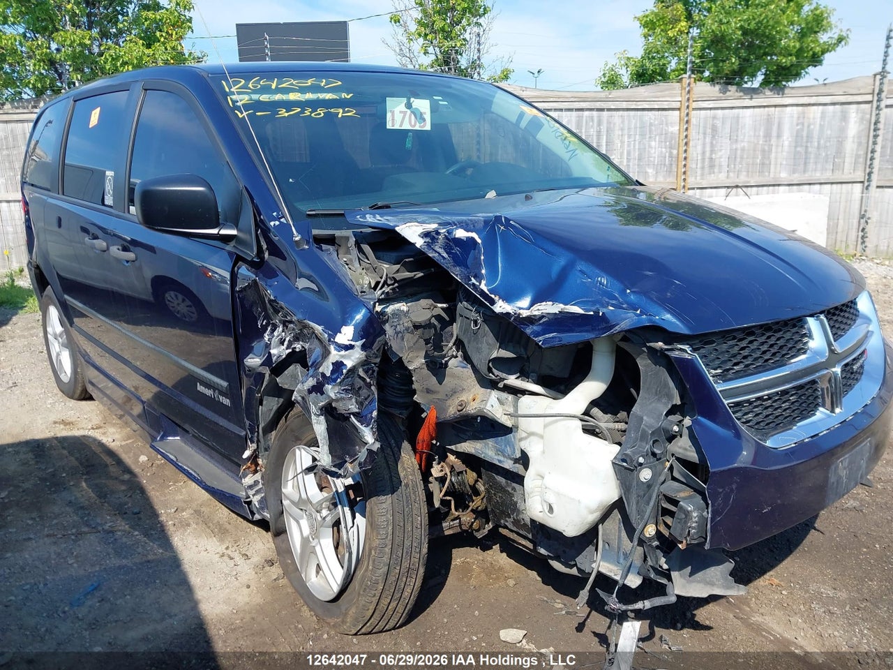 2012 DODGE GRAND CARAVAN SE thumbnail 7