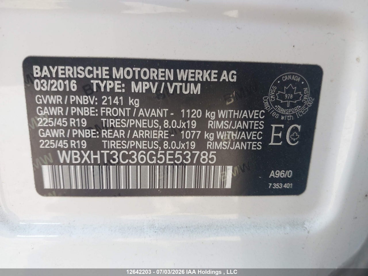 2016 BMW X1 XDRIVE28I thumbnail 10