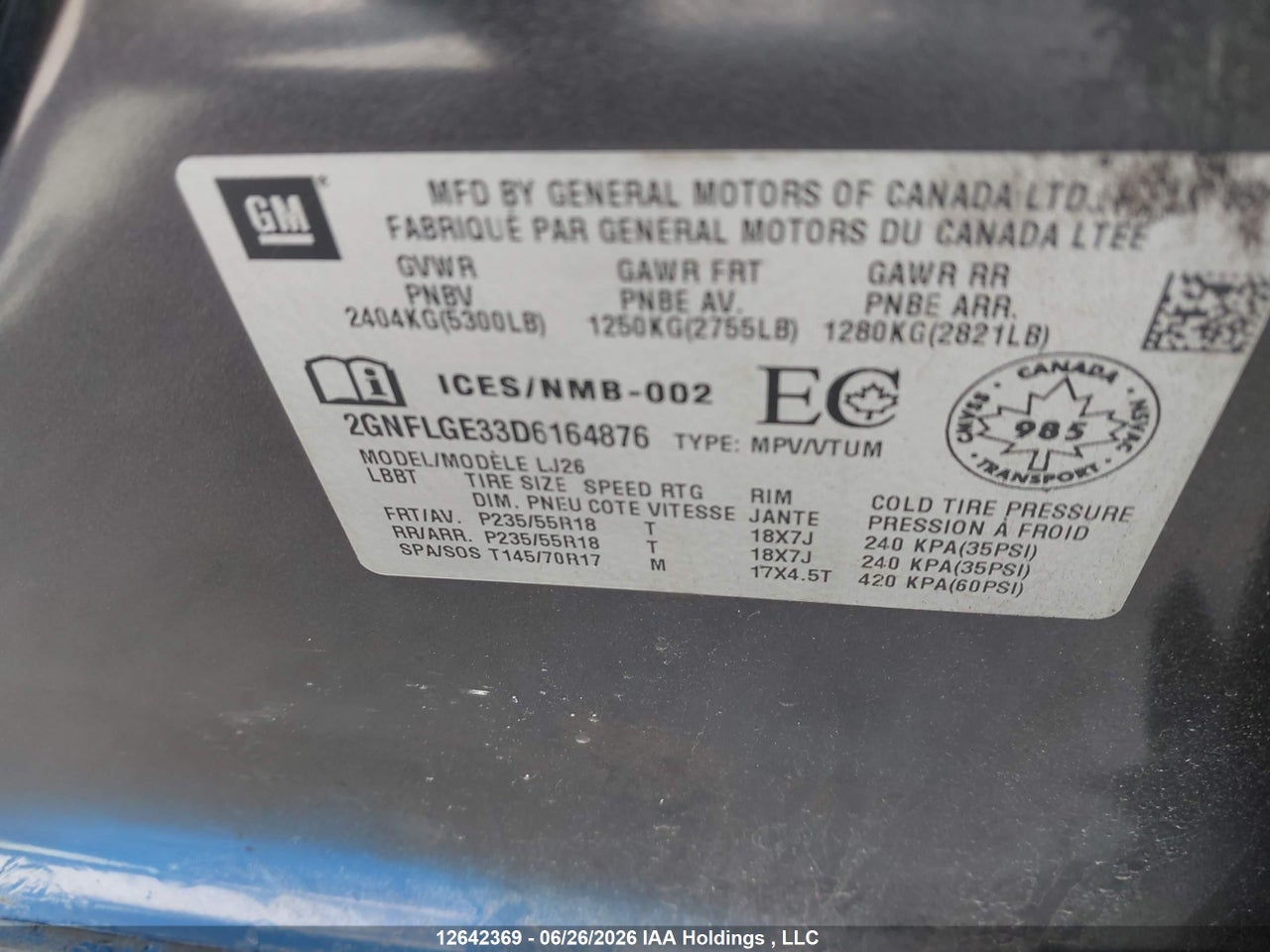 2013 CHEVROLET EQUINOX thumbnail 10