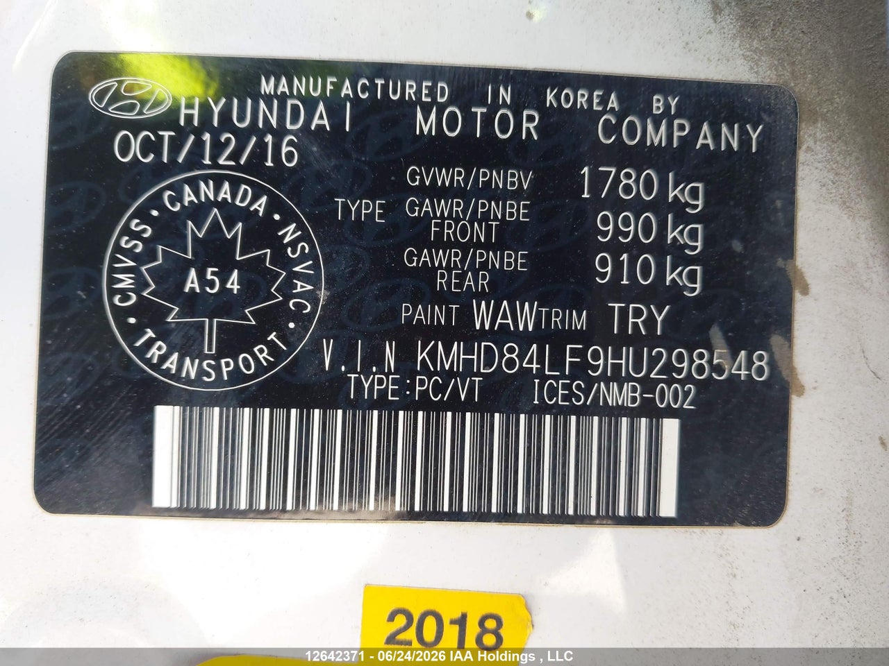 2017 HYUNDAI ELANTRA GLS thumbnail 10
