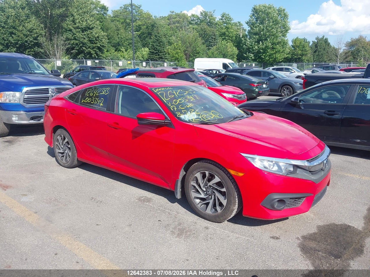 2017 HONDA CIVIC EX thumbnail 2