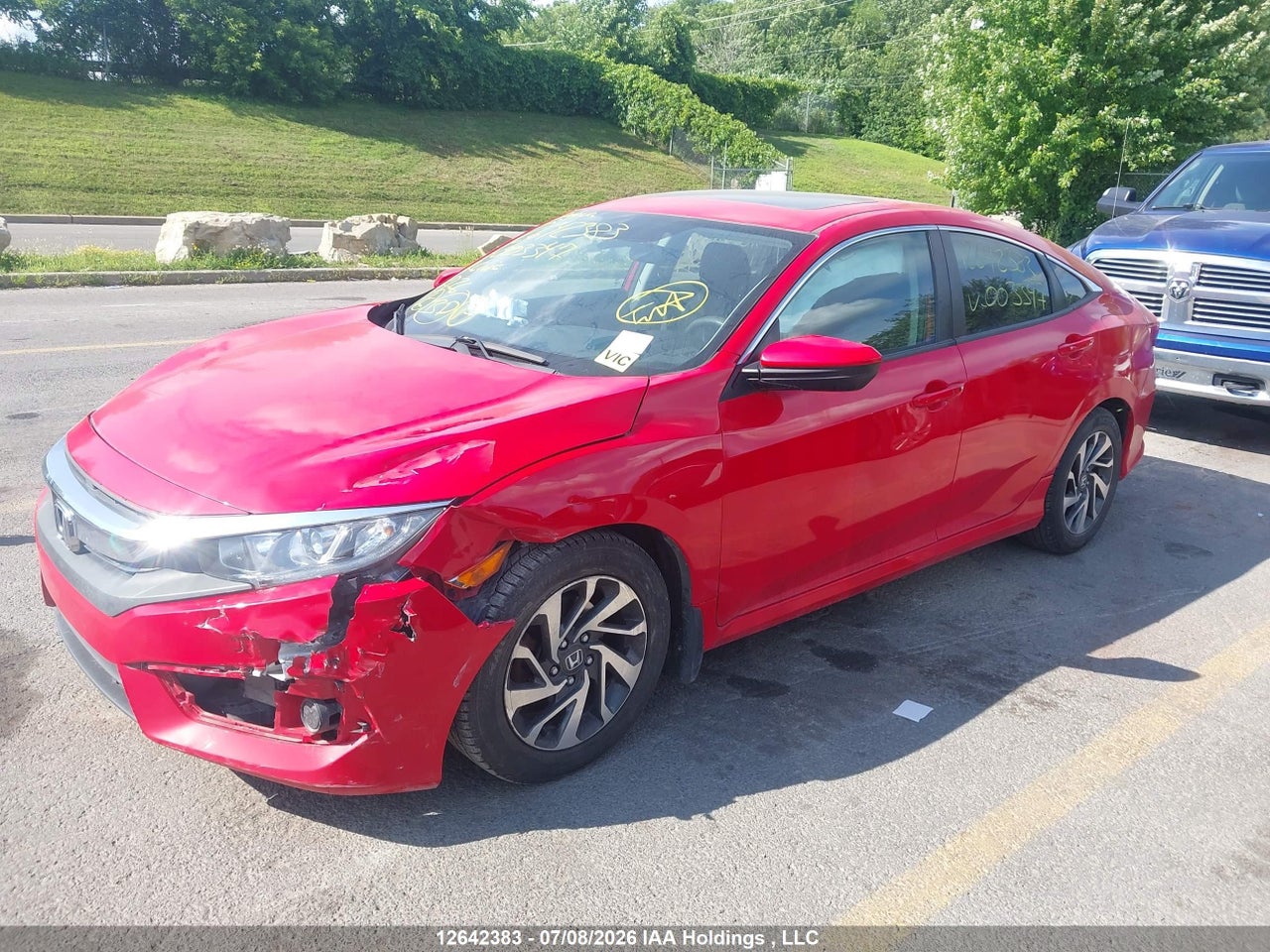2017 HONDA CIVIC EX thumbnail 3