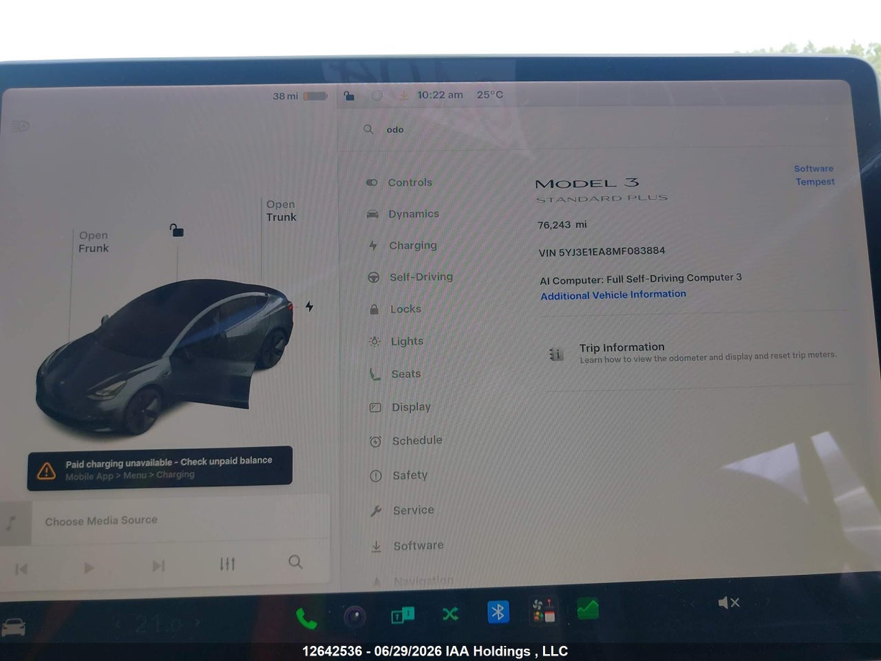2021 TESLA MODEL 3 STANDARD RANGE/STANDARD RANGE PLUS thumbnail 8