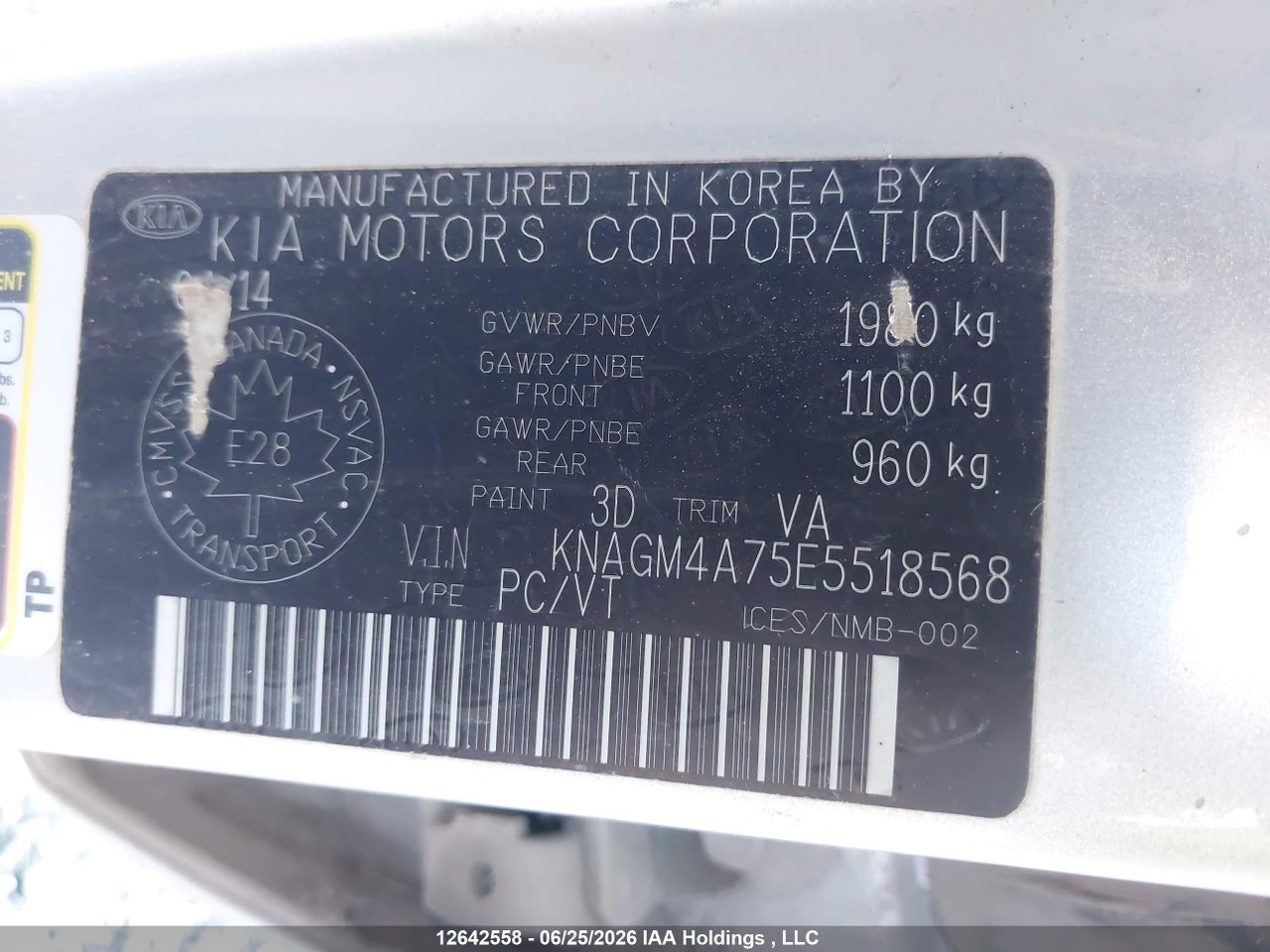 2014 KIA OPTIMA LX thumbnail 10