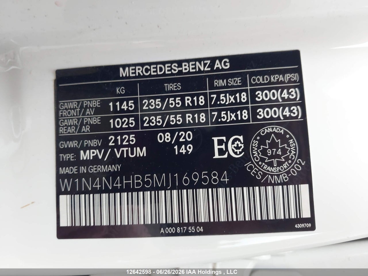 2021 MERCEDES BENZ GLA 250 4MATIC thumbnail 10