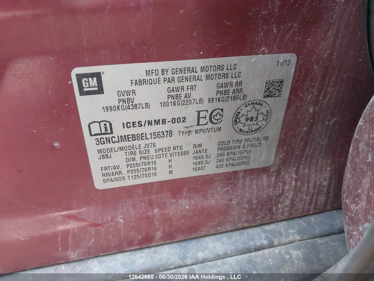 2014 CHEVROLET TRAX 2LT thumbnail 10