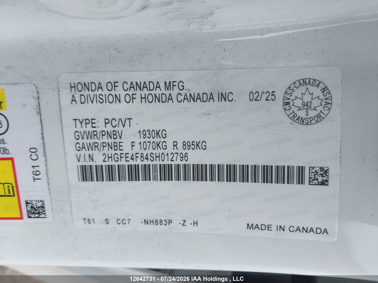 2025 HONDA CIVIC SPORT HYBRID/SPORT TOURING HYBRID thumbnail 10