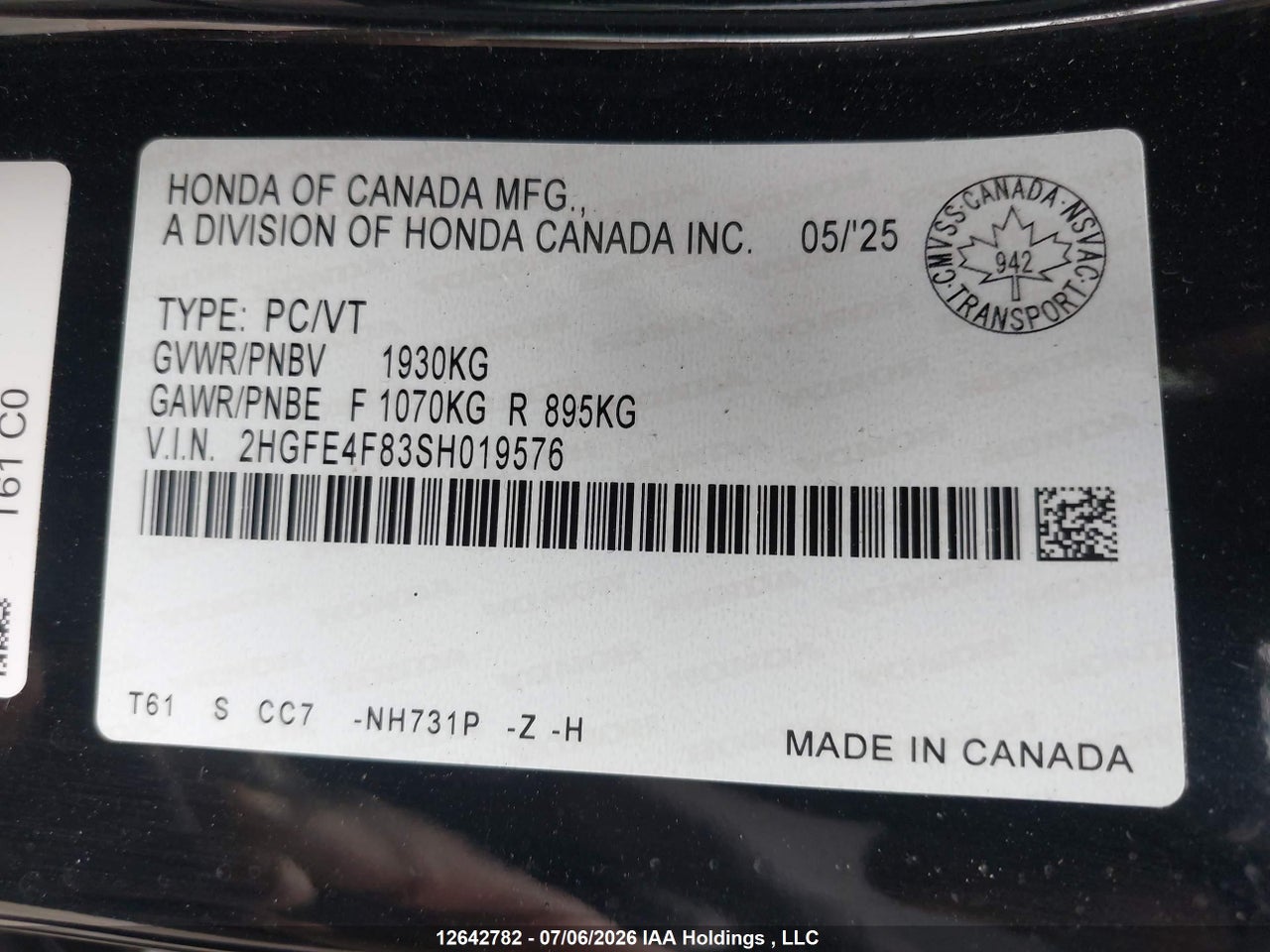 2025 HONDA CIVIC SPORT HYBRID/SPORT TOURING HYBRID thumbnail 10