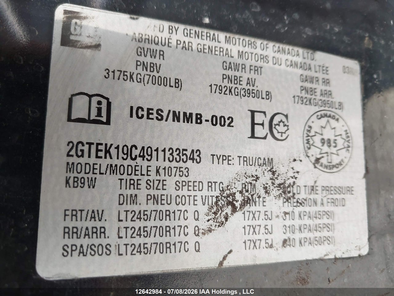 2009 GMC SIERRA K1500 thumbnail 10