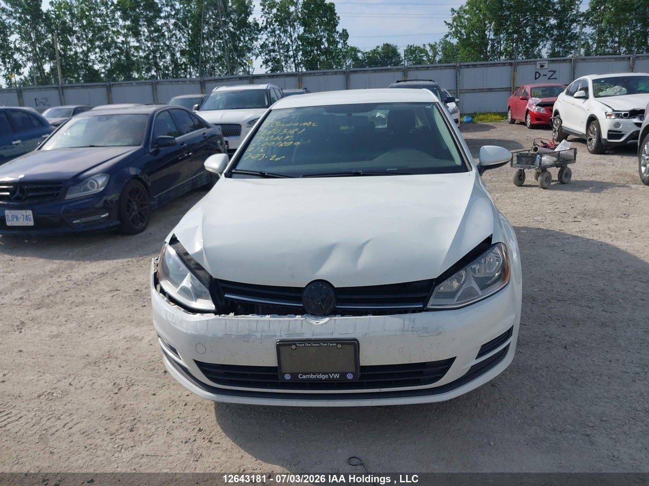 2017 VOLKSWAGEN GOLF 1.8 TSI COMFORTLINE/1.8 TSI HIGHLINE/1.8 TSI TRENDLINE thumbnail 12