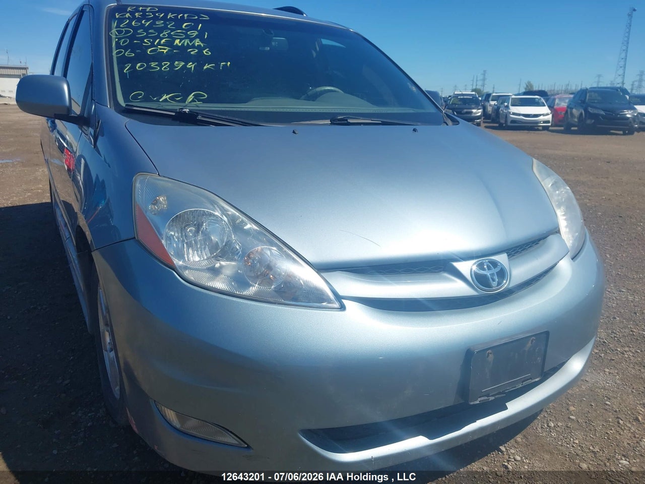 2010 TOYOTA SIENNA LE 8 PASSENGER thumbnail 7