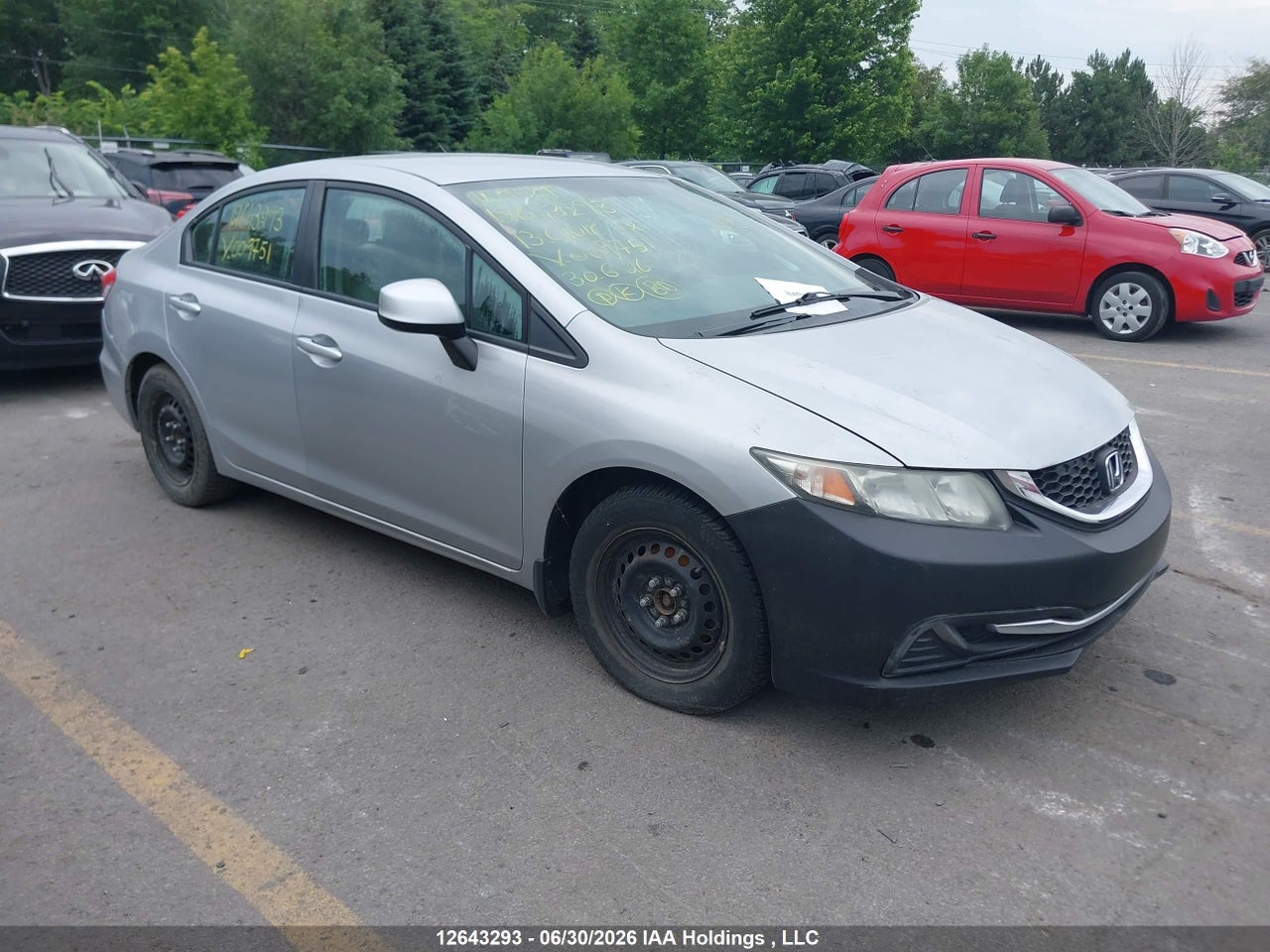2013 HONDA CIVIC LX thumbnail 2